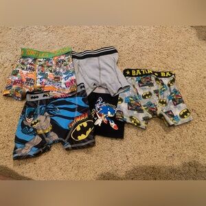 Boys Colorful Batman, TNMT and Sonic Boxer Briefs